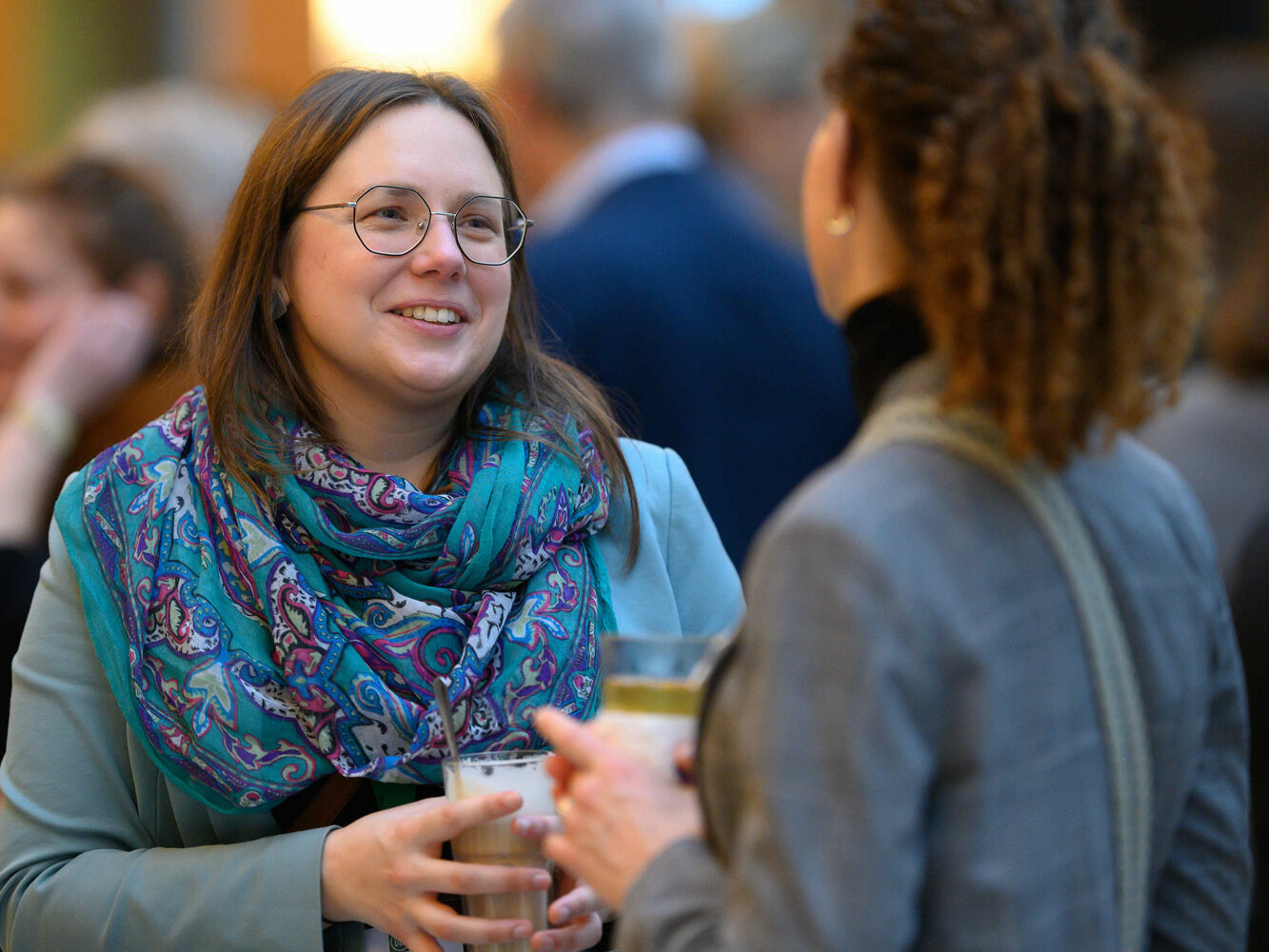 Bild von der DLG-Wintertagung 2024 Female Agri Fellows Check-in-Coffee